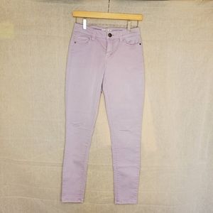 ◇ Love Fire Ankle Length Skinny Jeans Size 1 Pink